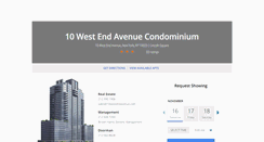 Desktop Screenshot of 10westendavenue.com