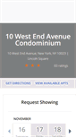 Mobile Screenshot of 10westendavenue.com